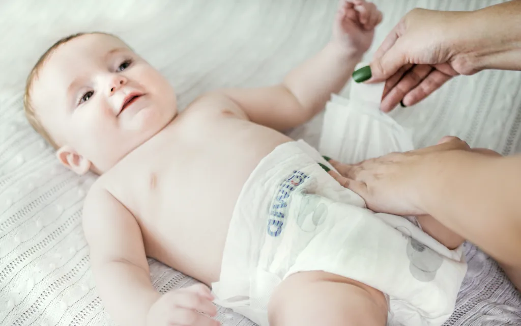 嬰兒包尿布示意圖由愛薇彼Aiwibi提供
